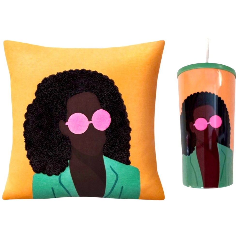 Target Room Essentials Toss Pillow & Tumbler Set